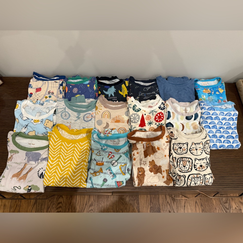 Little Sleepies Kids Pajama Sets 5/6T